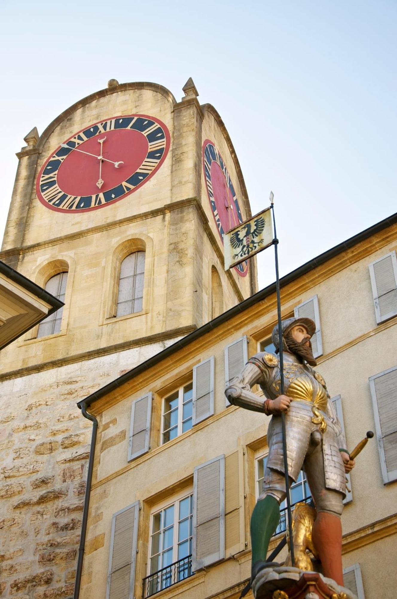Aux Chambres Du Banneret Neuchâtel Eksteriør bilde